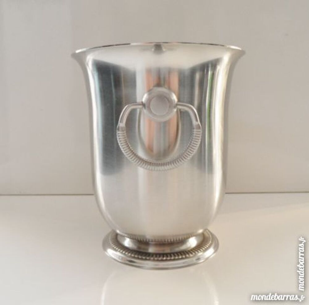 SEAU A GLACE VINTAGE JEAN COUZON ORFEVRE inox Décoration