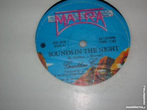 MAXI 45 TOURS GERALDINE CORDEAU Sounds in the night 7 Nantes (44)