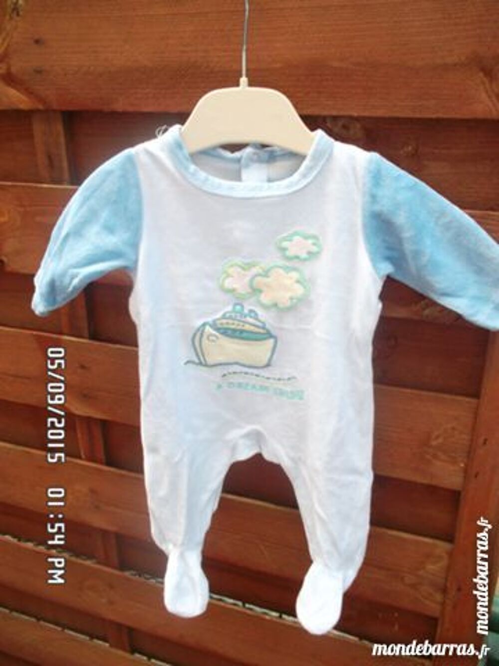 pyjama bleu bateau Vêtements enfants