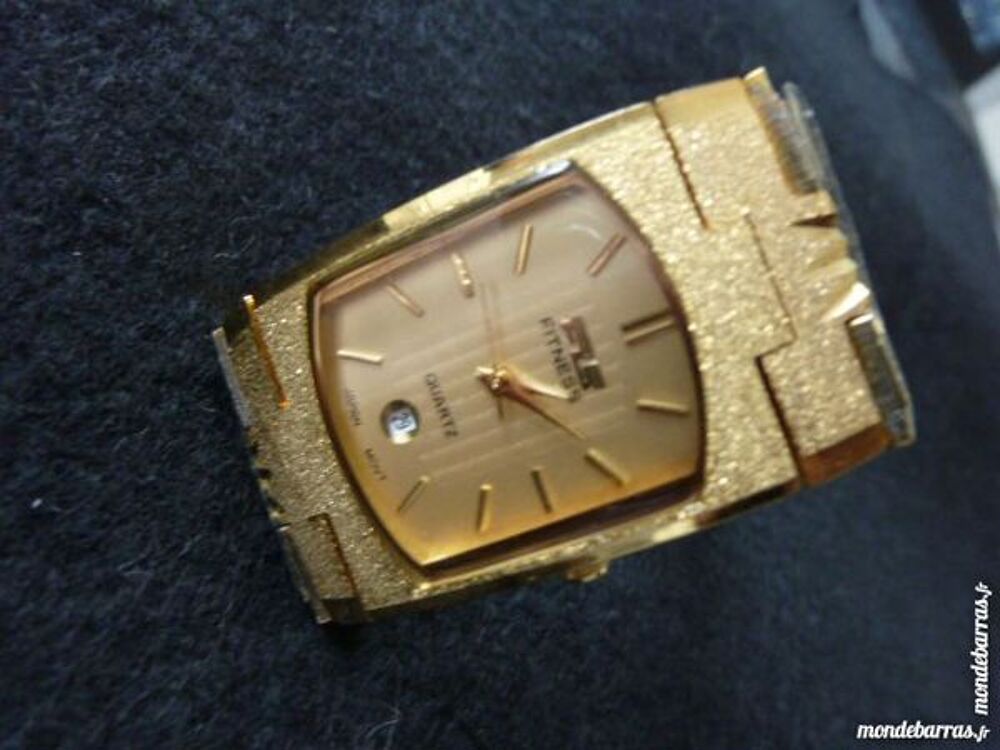 FLS FITNESS MONTRE plaqu&eacute;-or 23K unisexe DIV0427 Bijoux et montres