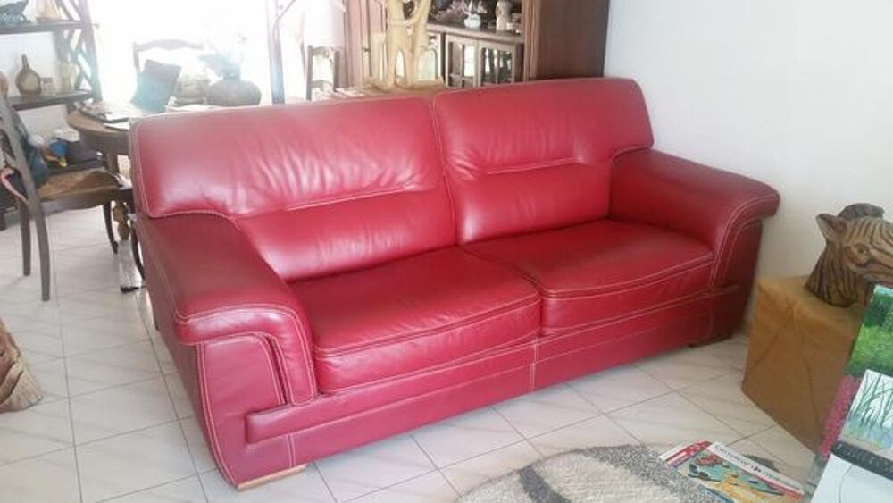 beau canap&eacute; cuir Meubles