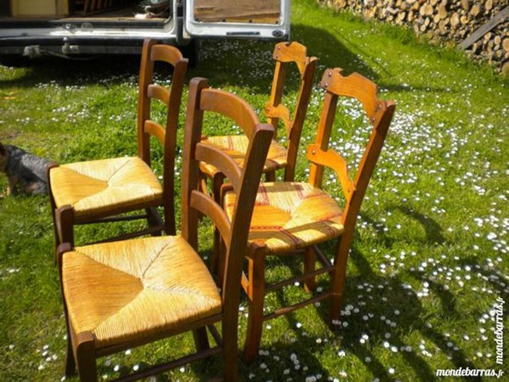 Chaises paill&eacute;es Meubles