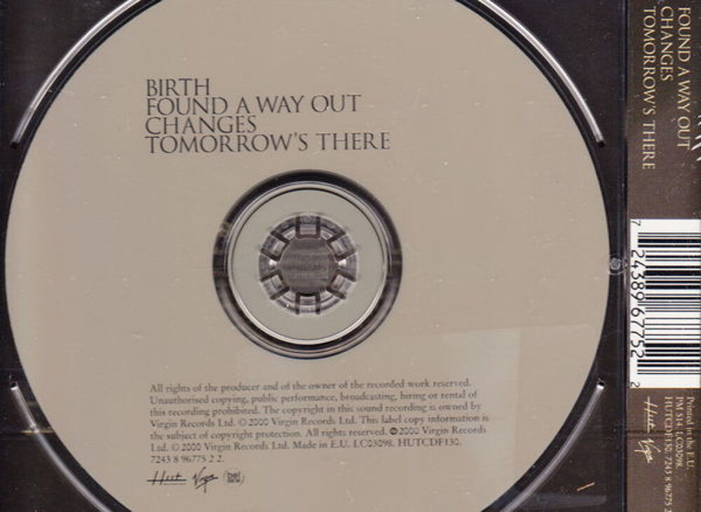 Maxi CD Birth - Found a way out NEUF blister
CD et vinyles