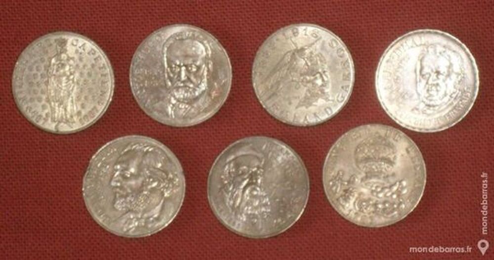 7 pi&egrave;ces de 10 Francs 