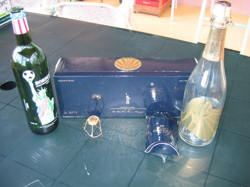Bouteille collector Champagne "Statue de la Libert&eacute;" 