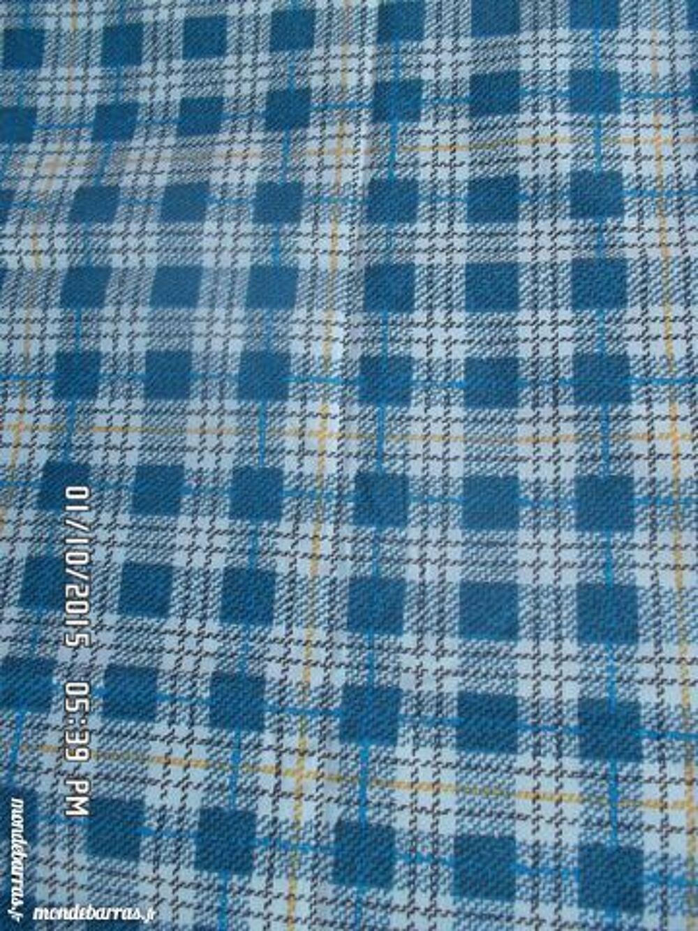 drap plat bleu &agrave; carreaux*juste 3e*kiki60230 Cuisine