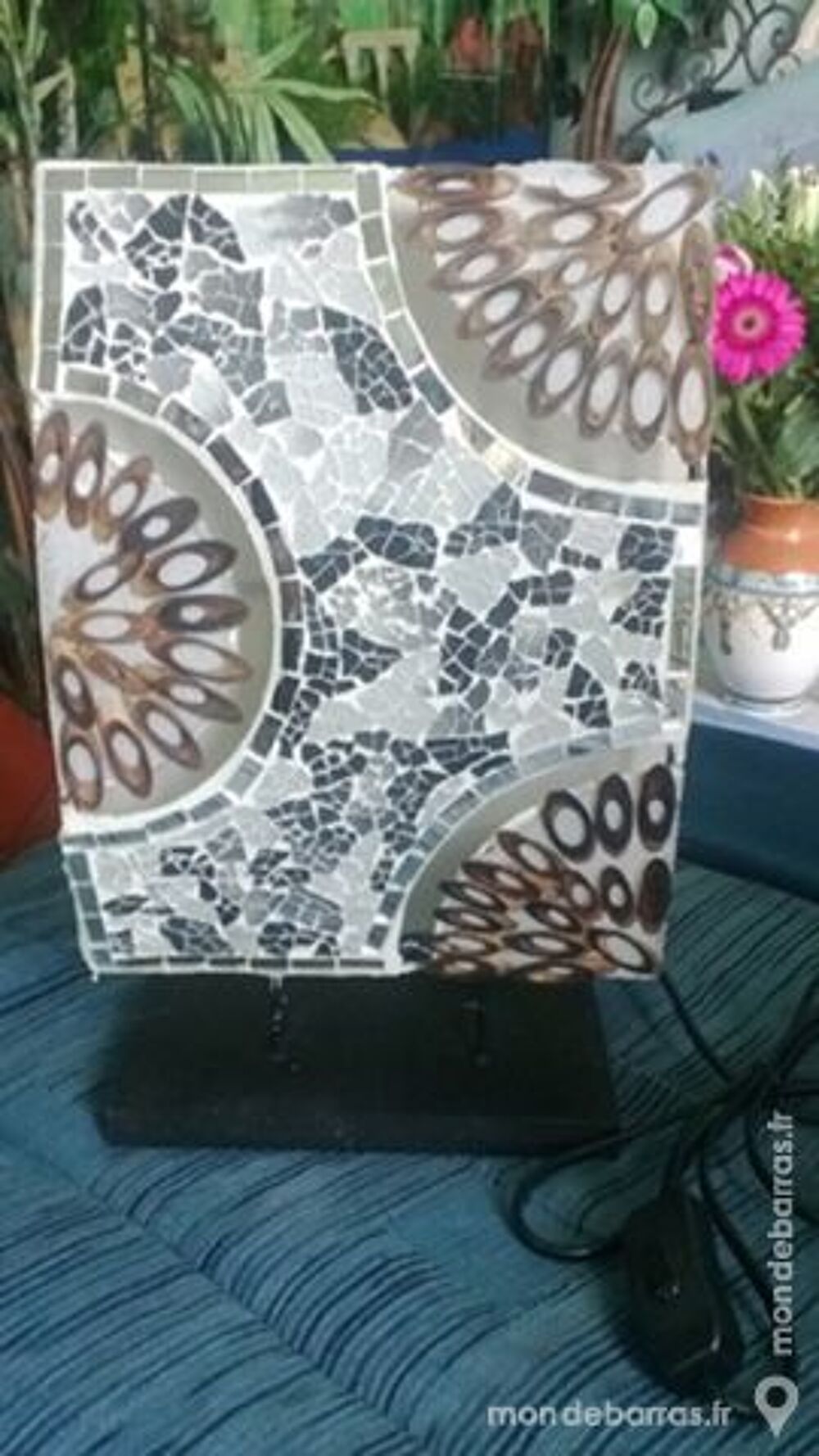 LAMPES MOSAIQUE NEUVES ORANGE OU BLANC Décoration