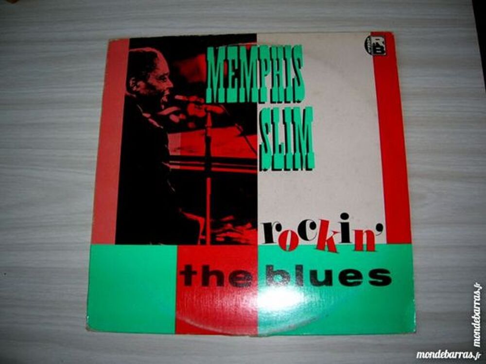 33 TOURS MEMPHIS SLIM Rockin' the blues CD et vinyles