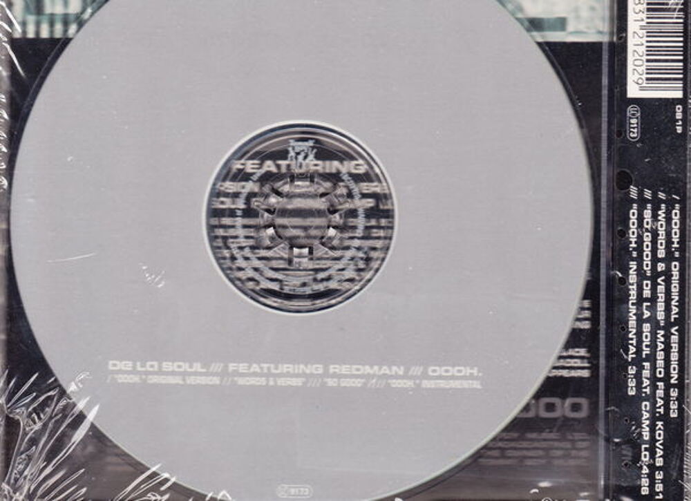 Maxi CD De La Soul featuring Redman - Oooh. NEUF blister
CD et vinyles