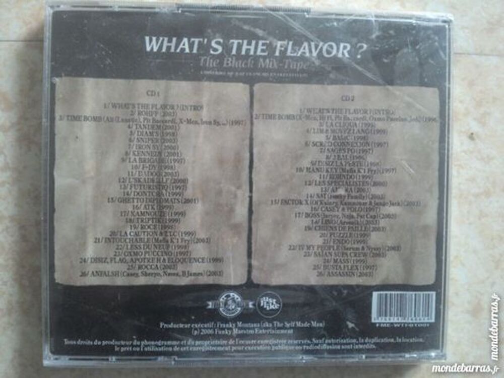 WHAT S THE FLAVOR - A L'ANCIENNE - COLLECTOR 2008 CD et vinyles