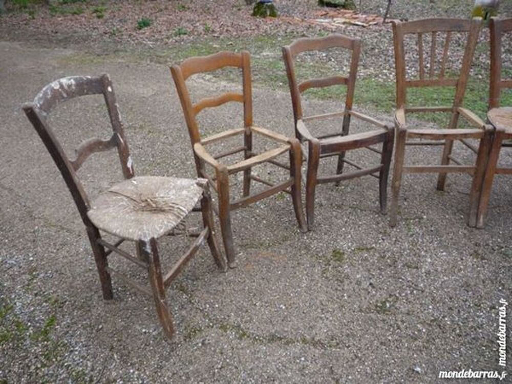 Divers chaises rustique Meubles