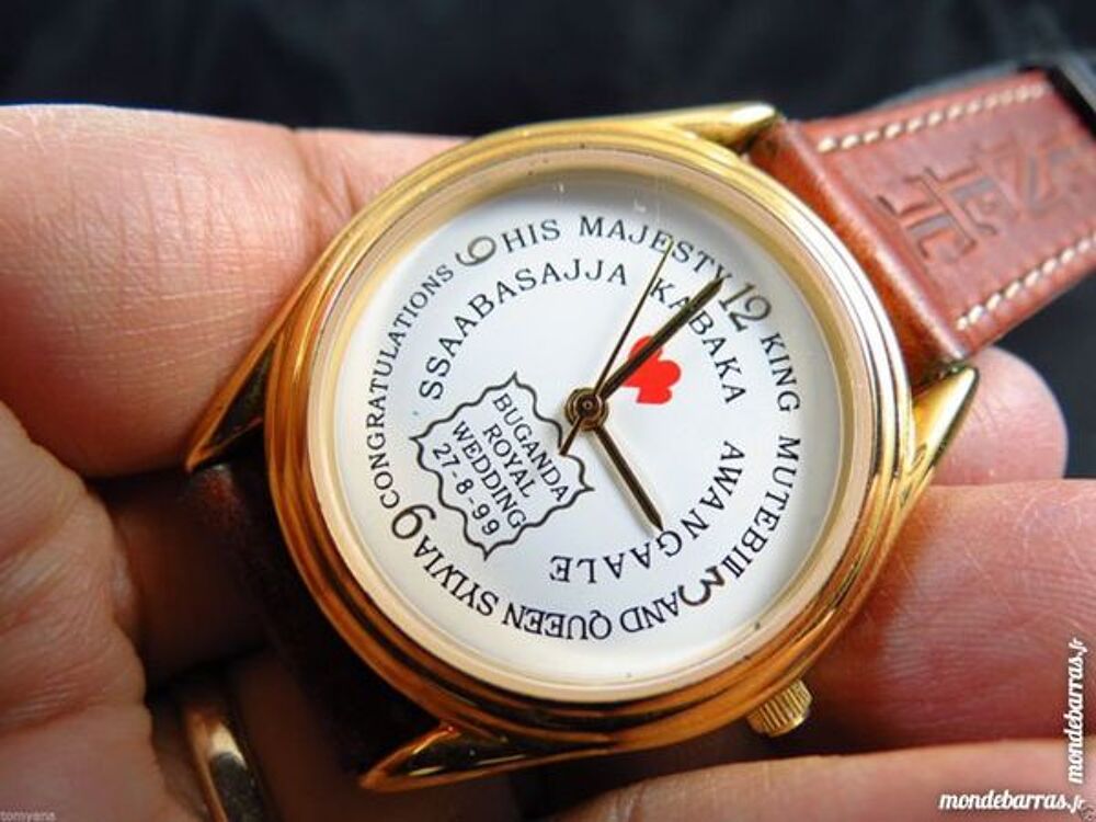 BUGANDA ROYAL WEDDING montre analogique DIV0457 Bijoux et montres