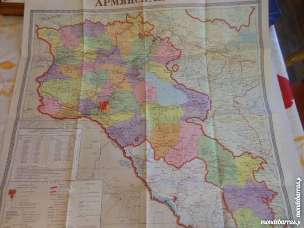 carte de l'Armenie Livres et BD