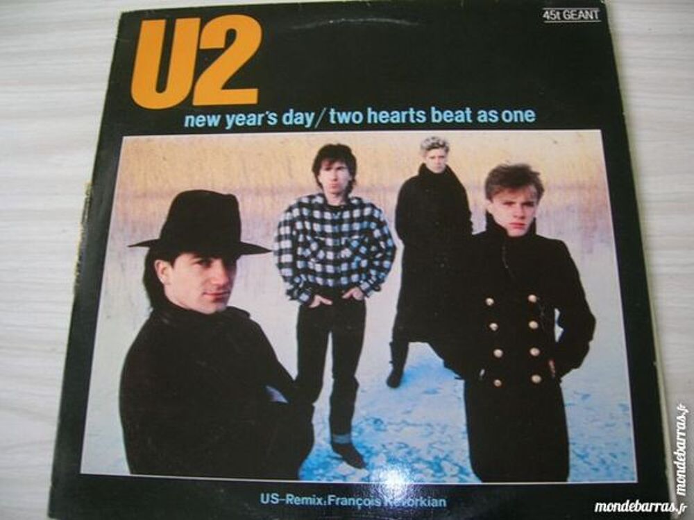 MAXI 45 TOURS U2 New year's day CD et vinyles