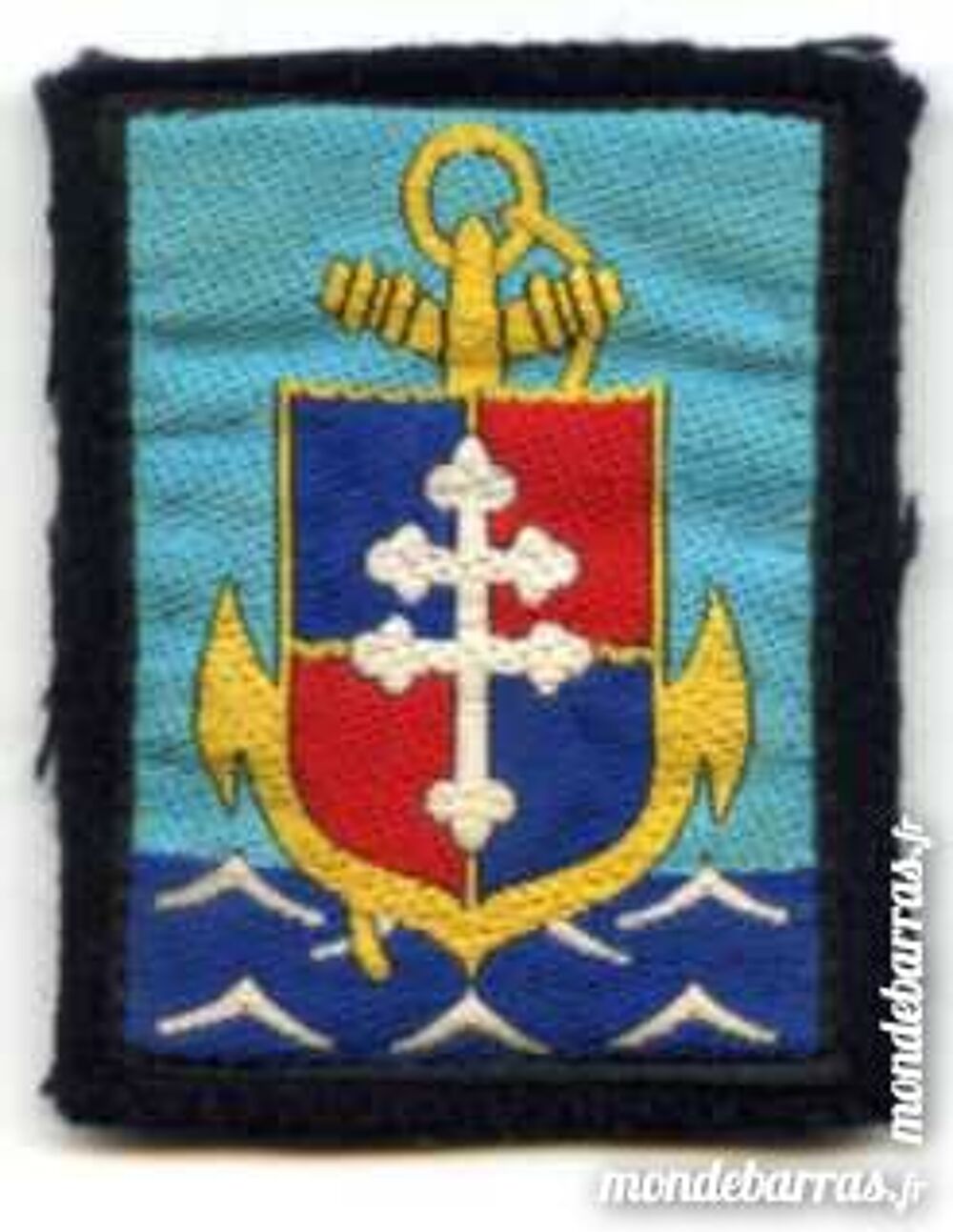 insigne tissu 9&egrave;me brigade d'infanterie de Marine 