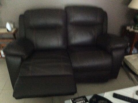 Canap cuir marron relaxation 300 Toulouse (31)