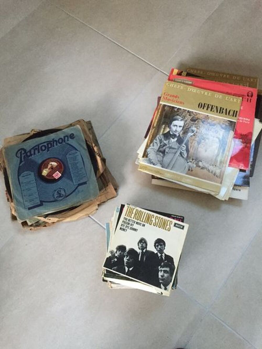 45T et 33T ann&eacute;es 60 70 et 80 CD et vinyles