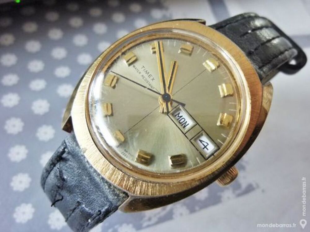 TIMEX 2773 montre m&eacute;canique 1975 TIX0038 Bijoux et montres