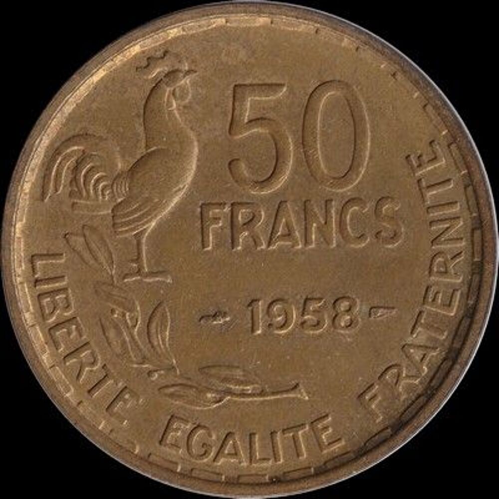 Superbe 50 francs 1958 