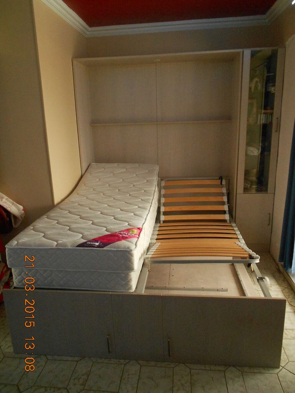 armoire lit 2 places + armoire Meubles