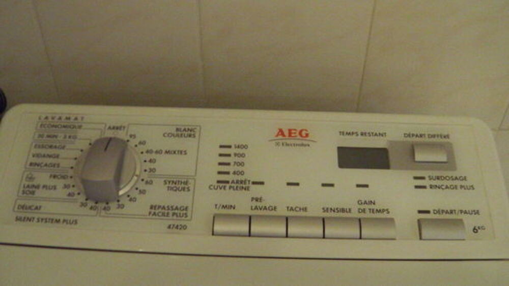 Lave linge top AEG Electroménager