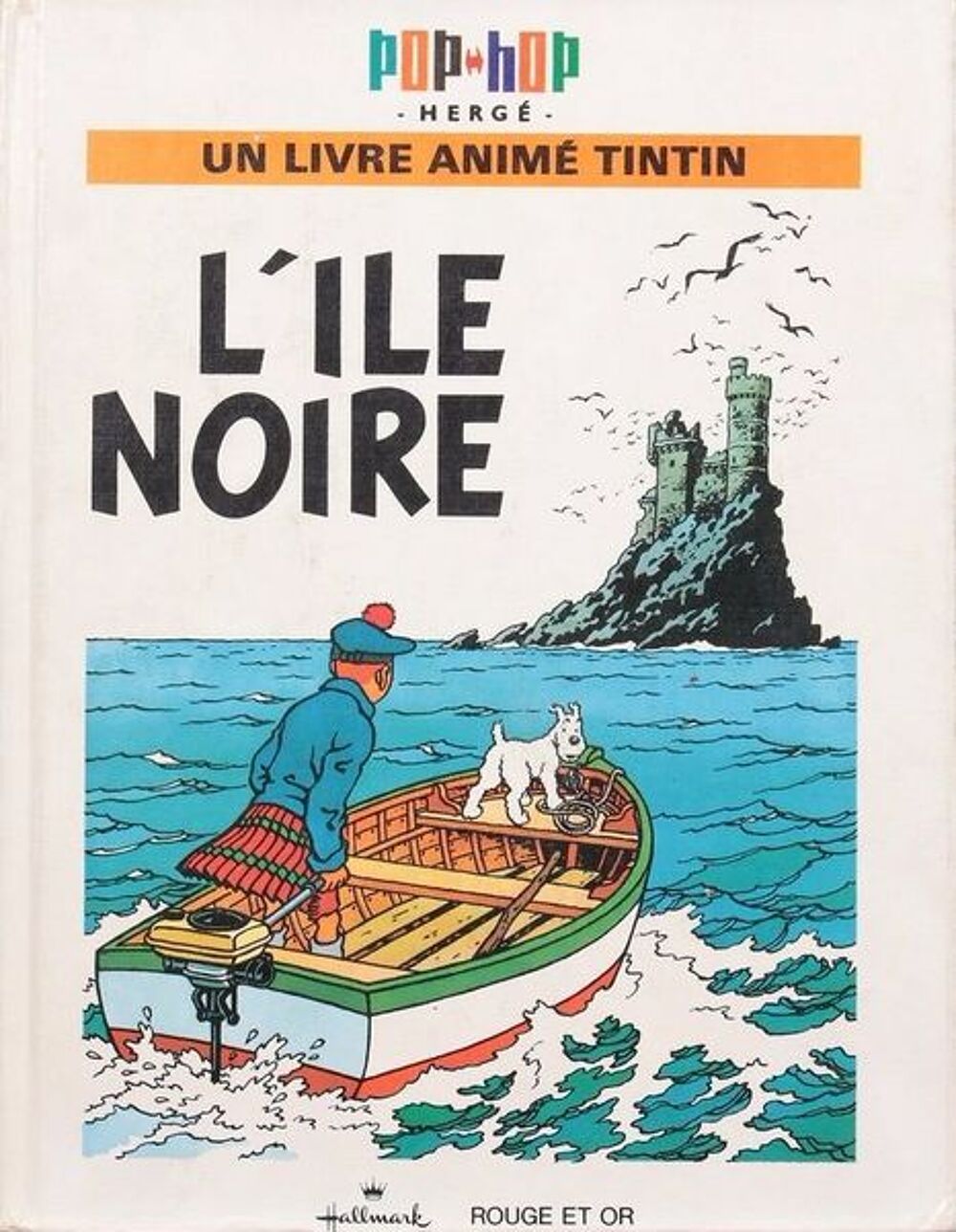 Tintin pop-hop " L'&icirc;le noire " Livres et BD