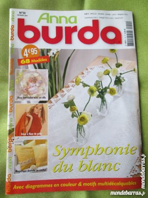 Magazine  Anna Burda  n 50 Fvrier 2004 4 Goussainville (95)