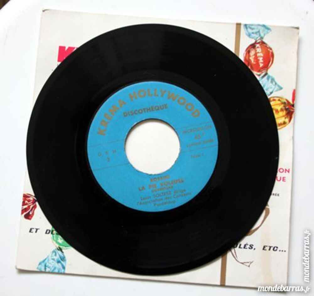 Disque Vinyle publicitaire bonbons KREMA 