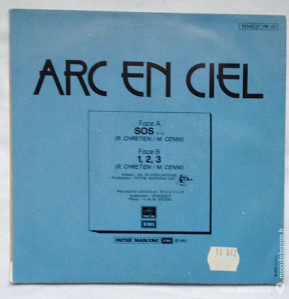45 tours vinyle arc en ciel CD et vinyles