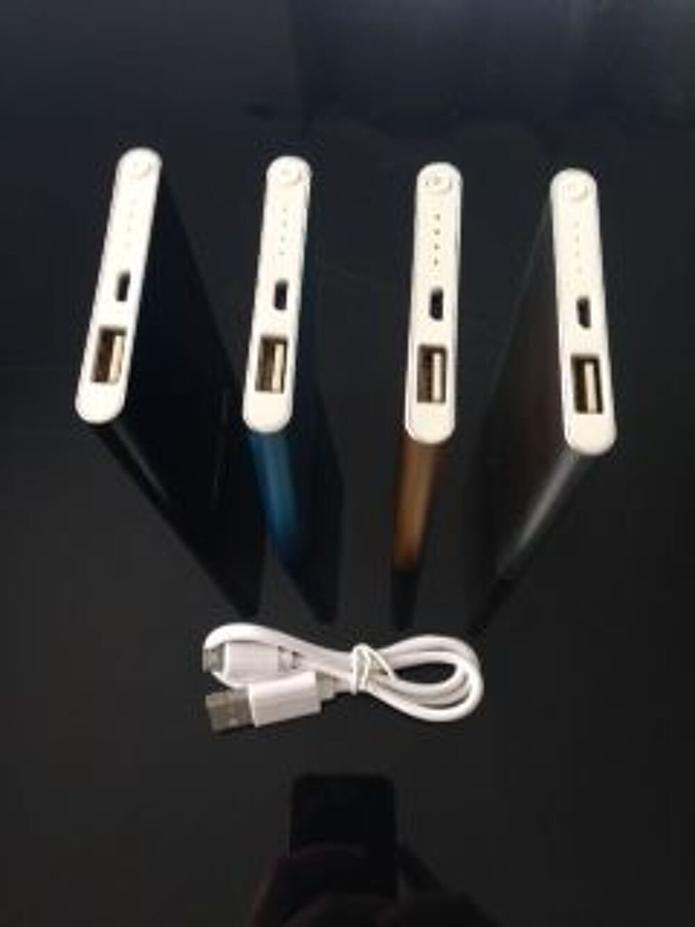 Power Bank en aluminium bross&eacute; Téléphones et tablettes