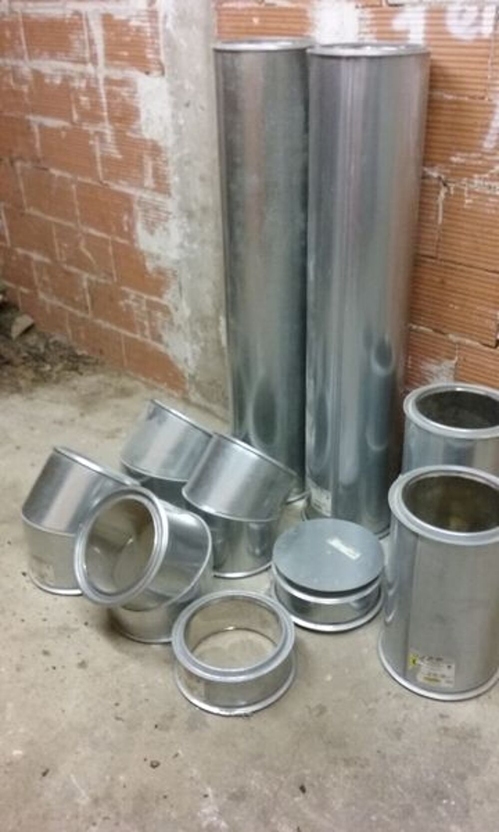 tuyaux inox pour insert Bricolage