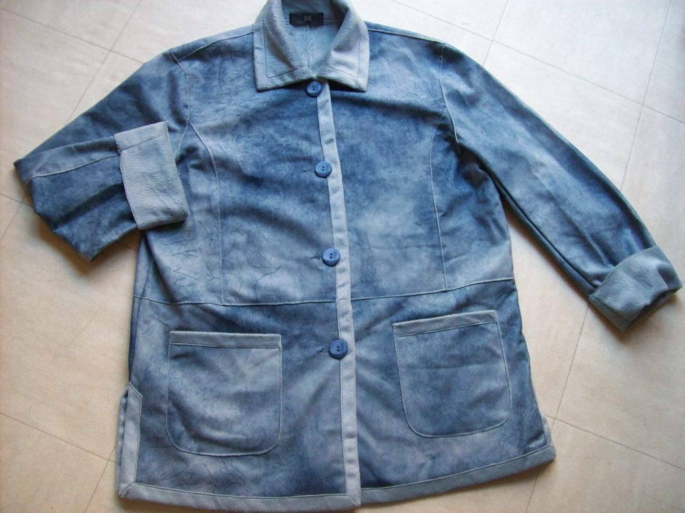 VESTE bleu marbr&eacute; - XXL - zoe Vêtements