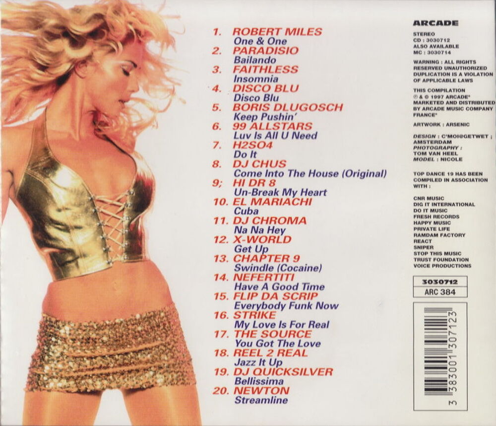 CD Top Dance 19
CD et vinyles