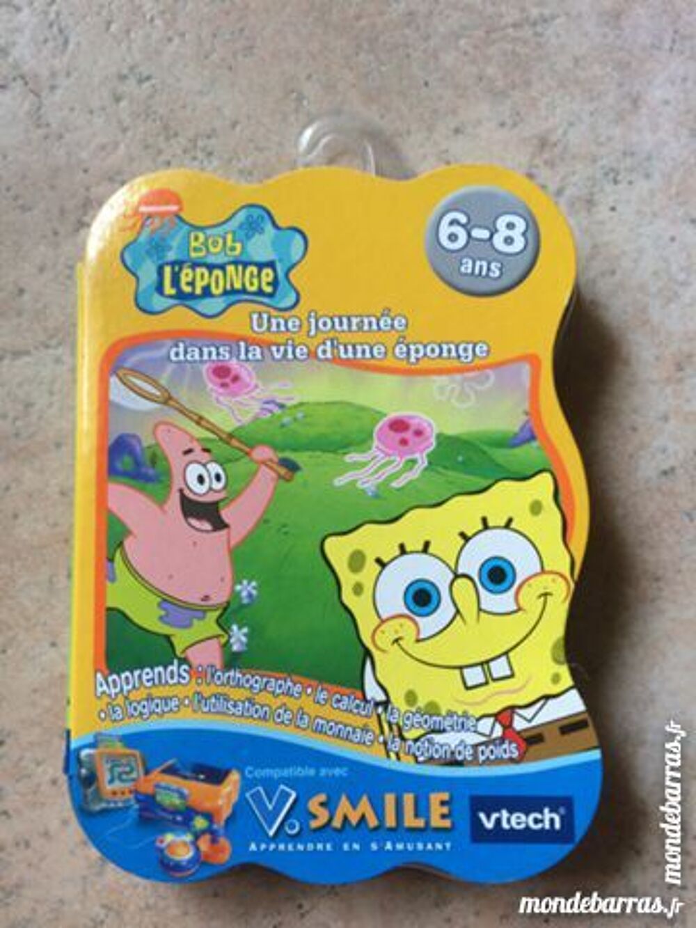 Jeu vsmile VTECH Bob l'eponge NEUF Jeux / jouets
