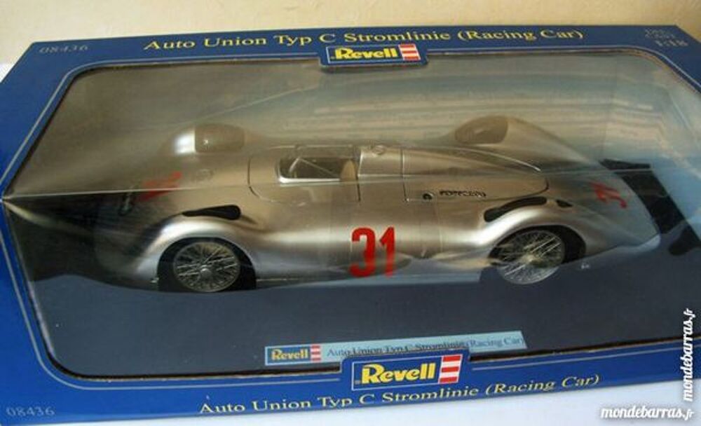 Auto Union C Stromlinie 31 Racing 1/18 Revell NeuF Jeux / jouets