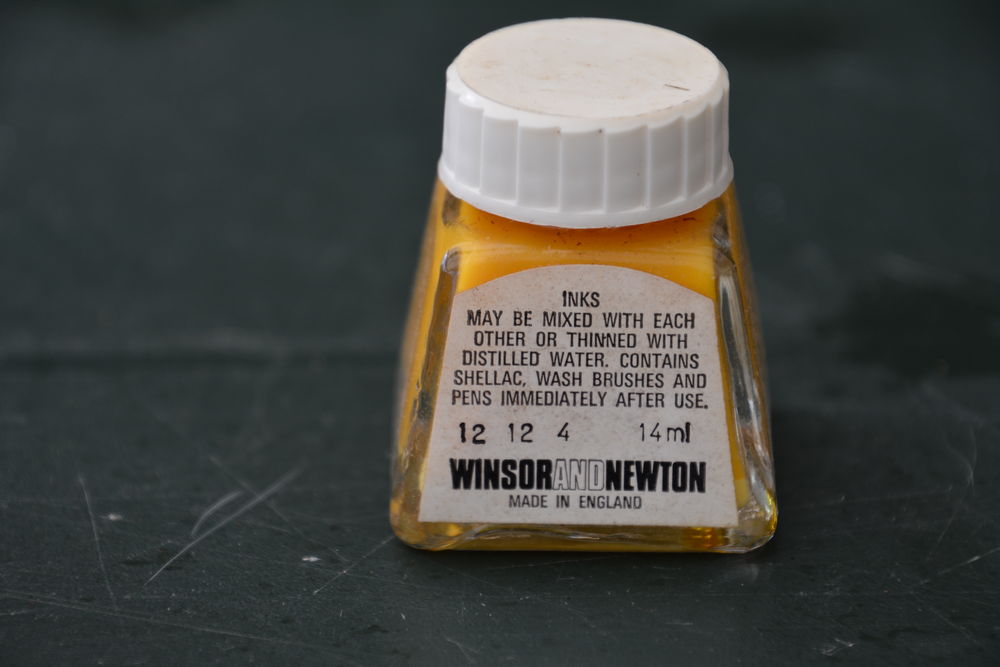 encre jaune winsor &amp; newton Bricolage