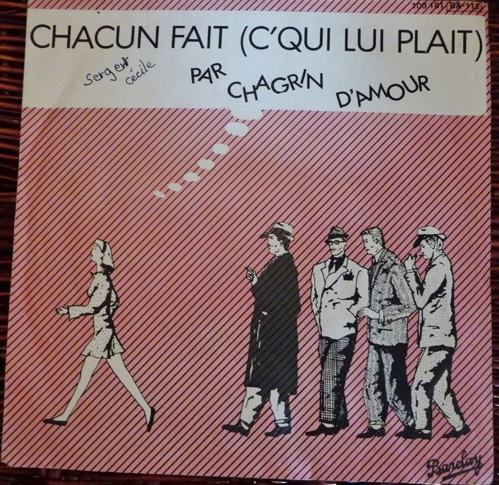 Vinyl CHAGRIN d'AMOUR CD et vinyles
