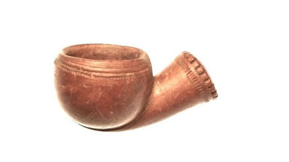 Pipe en terre cuite 