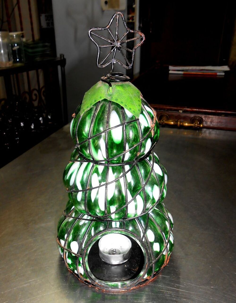 photophore bougeoir porte bougie arbre de no&euml;l (d&eacute;co) Décoration
