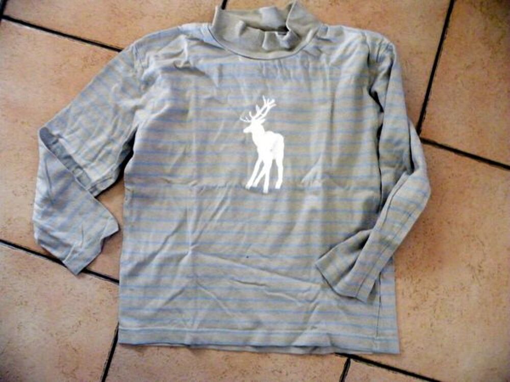 tshirt beige a rayure 10 ans Vêtements enfants