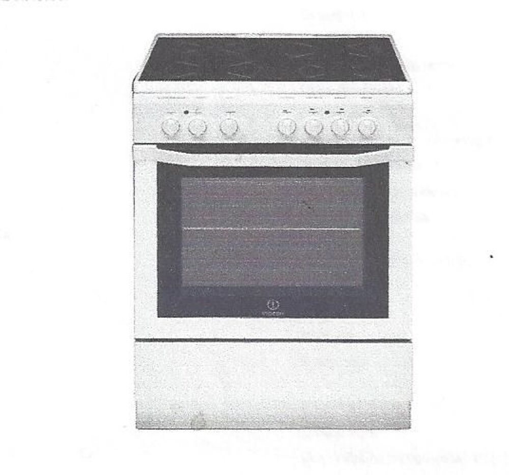 Cuisini&egrave;re Indesit Induction Electroménager