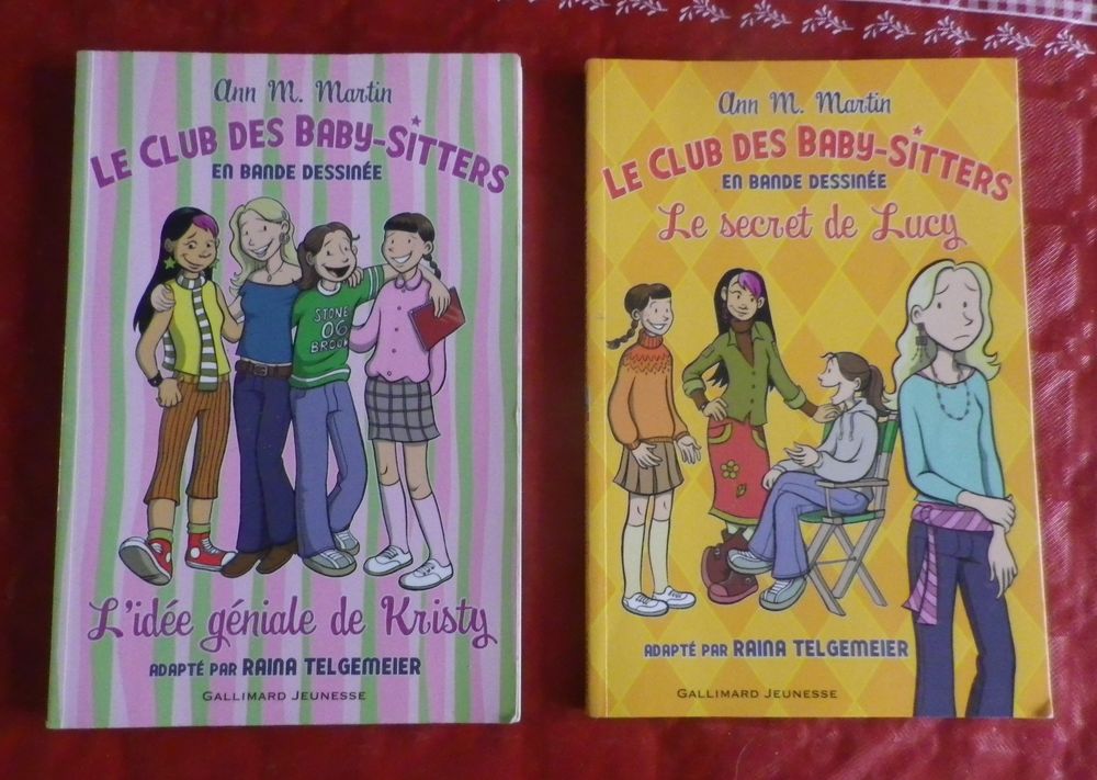 LOT DE 2 LE CLUB DES BABY SITTERS EN BANDE DESSINEE Livres et BD