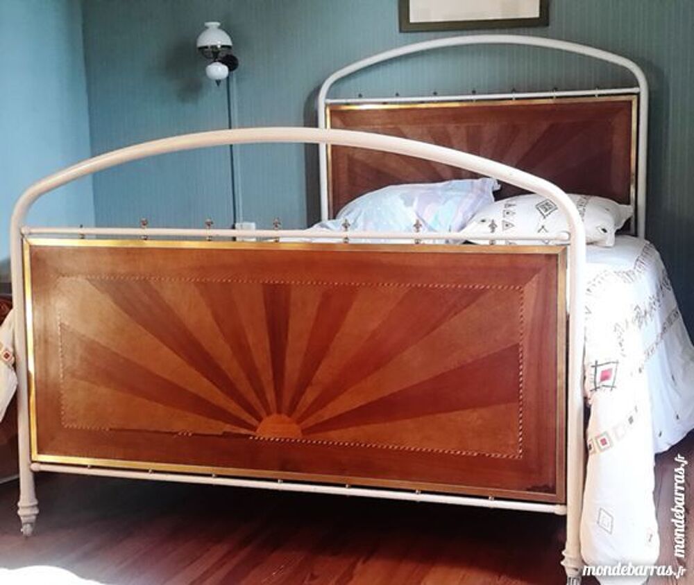 Lit et Armoire en marqueterie 1930 Meubles