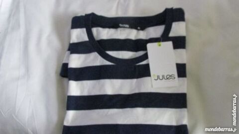 TEE SHIRT BLANC/MARINE JULES T. XL NEUF 10 Saint-Genis-Laval (69)