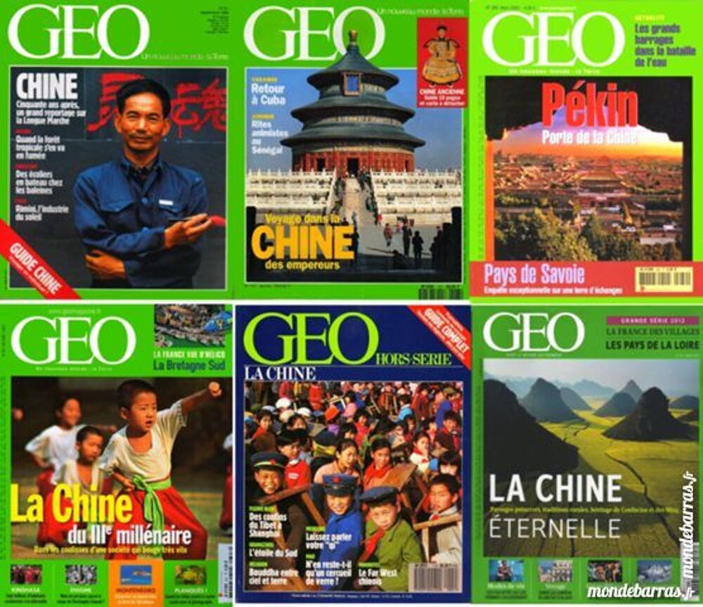CHINE - g&eacute;o - ASIE / les-livres-de-jac Livres et BD