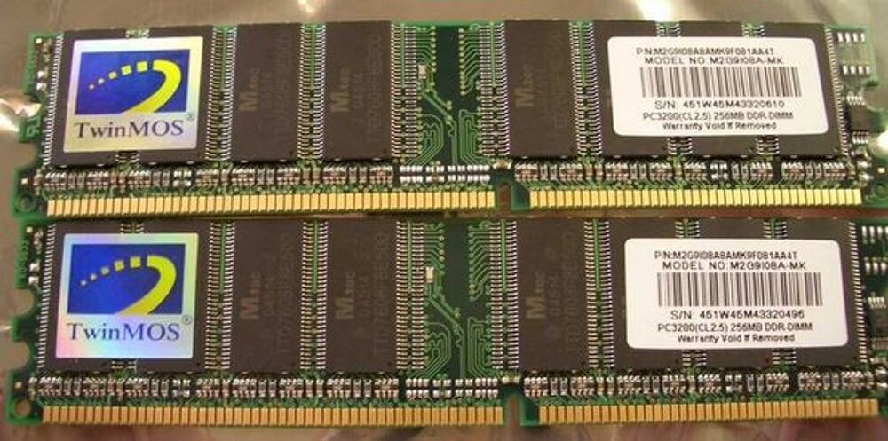 Kit lot barettes m&eacute;moires RAM Matériel informatique