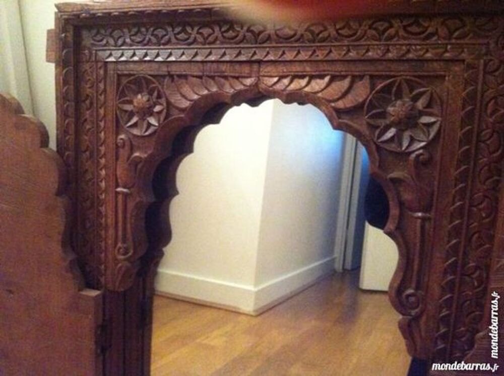 volet indien transform&eacute; en miroir Décoration