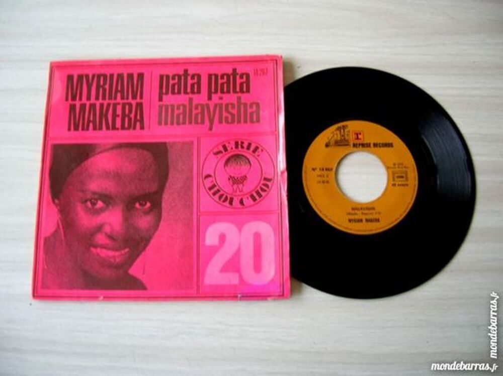 45 TOURS MYRIAM MAKEBA Pata pata CD et vinyles