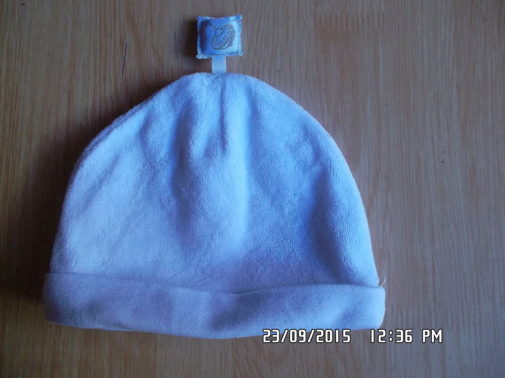 BONNET BLANC NAISSANCE*JUSTE 1E*KIKI60230 Vêtements enfants