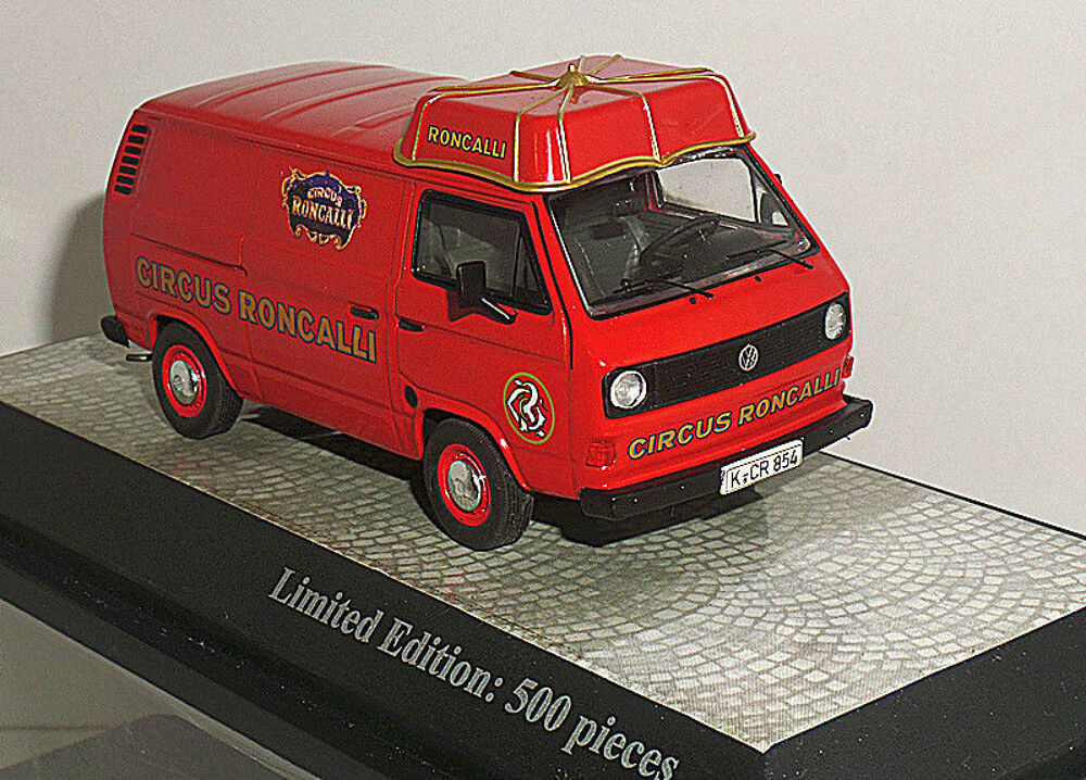 Vw T3A Circus Roncalli 1/43 Premium Classics Neuf Boite 